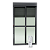 Porta Automatica Maxx com Persiana Integrada Preto - 220X180 - Imagem 1