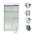 Porta Automatica Maxx com Persiana Integrada Branco - 220X200 - Imagem 3