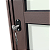 Porta Veneziana Maxx em Alumínio Marrom Corten 3 folhas - 210x150 - Imagem 5