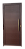 Porta Lambril Com Puxador Gold Marrom Direita - 210x100 - Imagem 1