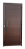 Porta Lambril Com Puxador Marrom Esquerda - 210x80 - Imagem 1