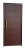 Porta Lambril Com Puxador Gold Marrom Esquerda - 210x90 - Imagem 1
