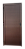 Porta Lambril com fechadura Marrom Direita - 210x90 - Imagem 1
