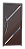 Porta Lambril Duna Com Puxador Marrom Esquerda - 210x90 - Imagem 1