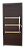 Porta Lambril Friso Evolution Com Puxador Gold Marrom Direita- 210x100 - Imagem 1