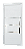 Porta Lambril Friso Evolution Com Puxador Branco Direita - 210x100 - Imagem 1