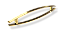 Porta Lambril Friso Evolution Com Puxador Gold Preta Esquerda - 210x90 - Imagem 4
