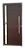 Porta Lambril Savana com Puxador Gold Marrom Direita - 210x90 - Imagem 1