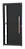 Porta Lambril Visione com Puxador Gold Preta Direita - 210x90 - Imagem 1