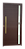Porta Lambril Visione com Puxador Gold Marrom Esquerda - 210x90 - Imagem 1