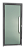 Porta Vidrao Com Puxador Cinza Direita - 210x100 - Imagem 1