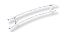 Puxador Athenas Branco - 100 cm - Imagem 1