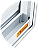 Janela Veneziana Confort 03 Folhas com Grade Marrom - 80x100 - Imagem 3