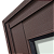 Janela Veneziana Elite 3 Folhas Moveis Marrom - 100x100 - Imagem 4