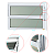 Vitro Basculante Maxx Vidro Mini Boreal Branco - 40x40 - Imagem 2