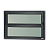 Vitro Basculante Maxx Vidro Mini Boreal Preto - 40x100 - Imagem 1