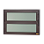 Vitro Basculante Maxx Vidro Mini Boreal Marrom Corten - 40x120 - Imagem 1