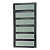 Vitro Basculante Maxx Vidro Mini Boreal Mix Preto - 120x80 - Imagem 1