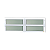 Vitro Basculante Maxx Vidro Mini Boreal Branco - 40x150 - Imagem 1