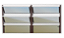 Vitro Basculante Alumínio Plus Preto Mix Branco - 120x240 - Imagem 1