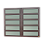 Vitro Basculante Maxx 2 Seções Marrom Corten - 100x120 - Imagem 1