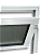 Vitro Basculante Alumínio Premium Branco - 120x150 - Imagem 3