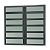 Vitro Basculante Alumínio Premium Preto - 120x240 - Imagem 1