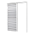 Porta De Correr Suspensa Veneziana Direita Branco - 210X70 - Imagem 1