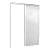 Porta de Correr Suspensa Lambril Branca Esquerda - 210X90 - Imagem 1