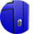 Porta De Correr Suspensa Azul com Vidro Esquerda - 210x90 - Imagem 4