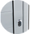 Porta De Correr Suspensa Lambril Branco Direita - 210X100 - Imagem 4