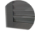 Porta De Correr Suspensa com Vidro Cinza Direita - 210X100 - Imagem 5