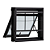 Maxim-ar em aço galvanizado com grade quadriculada Preta - 60x80 - Imagem 3