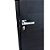 Porta de Alumínio Preto Lambril com Fechaduras Tetra Direita - 210x80 - Imagem 2