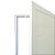 Porta De Alumínio Maxx Lambril Branco Direita - 210x80 - Imagem 3