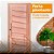 Kit Porta de Madeira Pivotante Eucalipto Natural PE33 - Completo - Imagem 4
