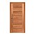 Kit Porta de Madeira Pivotante Eucalipto Natural PE33 - Completo - Imagem 1