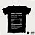Camiseta Tabela Nutricional Black Woman - Imagem 1