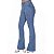 Calça Flare Jeans Feminina Super Lipo Sawary Cintura Alta - Imagem 1