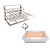 kit braseiro 60 x 40 + grill - Imagem 1
