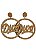 Brincos MDF  SIMPLES -CIRCULO -DIVA - Imagem 1