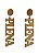 Brincos MDF  SIMPLES -PLENA - Imagem 1
