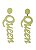Brinco MDF Queen Brilhante Ouro - Imagem 1