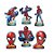 Decoração de Mesa Spider Man 8 Unidades - Imagem 1