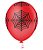 Balão Tema Aranha Vermelho 11 Polegadas 25 Unidades - Imagem 1
