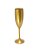 Taça de Champanhe Acrílico Ouro - 1 Unidade - Imagem 1