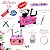 Máquina de Laços  Máquina de Cortar Fita e Fuxico Cor Rosa  Acessórios - Super Promoção - Imagem 1
