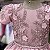 Vestido Infantil Jardim Encantado Rosa Bebê - Imagem 2
