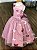 Vestido Infantil Daminha Borboletas Rosé - Imagem 4