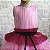 Vestido Infantil de Tule com Camadas Rosa e Fúcsia - Imagem 2